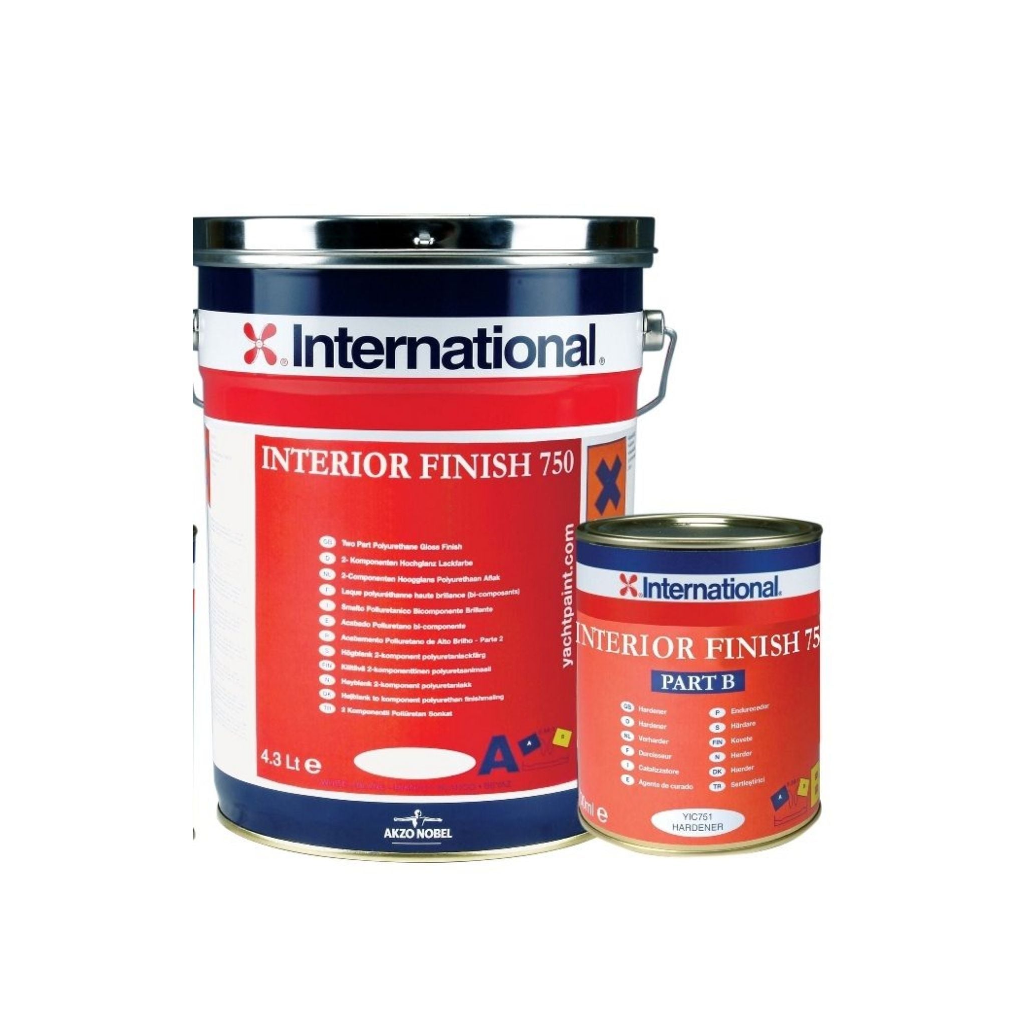 International Interior Finish 750 İç Mekan Tekne Boyası 5 Litre 