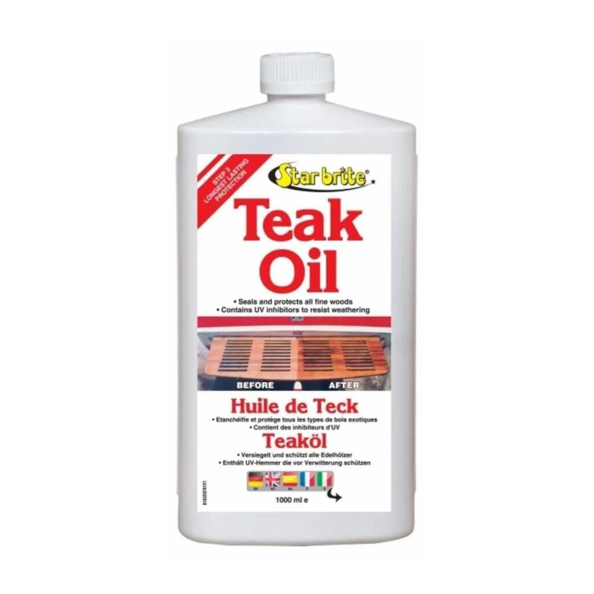 Star Brite Tik Yağı Ahşap Koruyucu Marin Bakım 946 ml (SB946) 